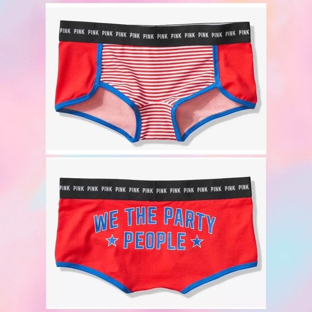 Victoria’s Secret PINK 4th of July Logo Boyshort
